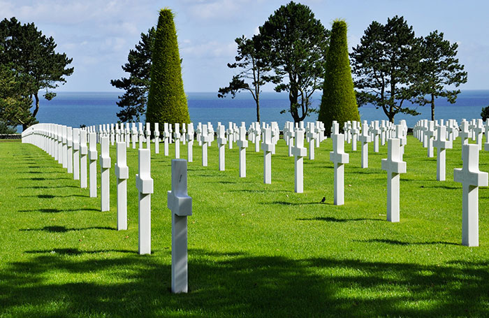 Cimetière Américain De Normandie Camping Omaha Beach